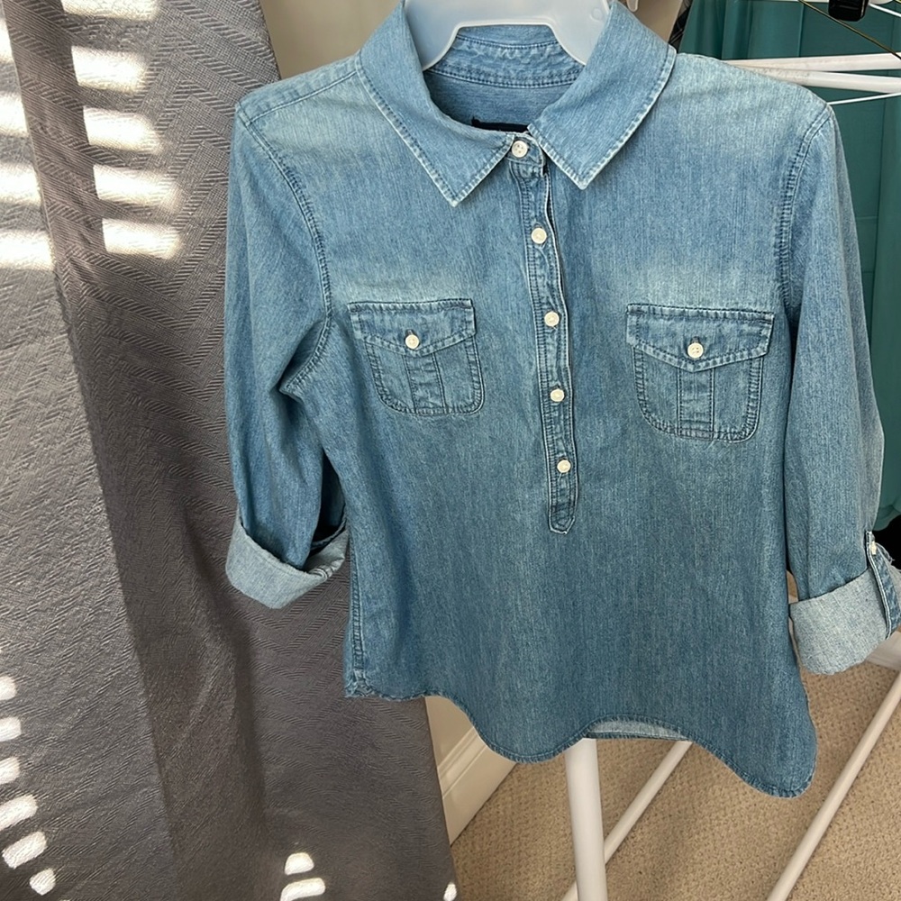 Talbots denim shirt